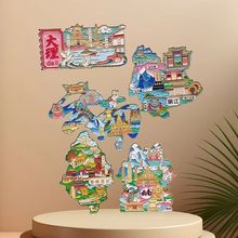 云南大理丽江香格里拉旅游纪念金属冰箱贴磁吸文创景区点文创纪念