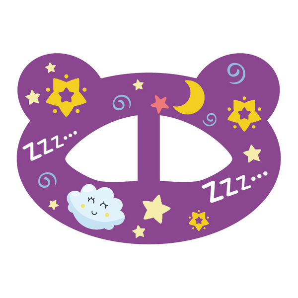 Oral breathing correction sticker