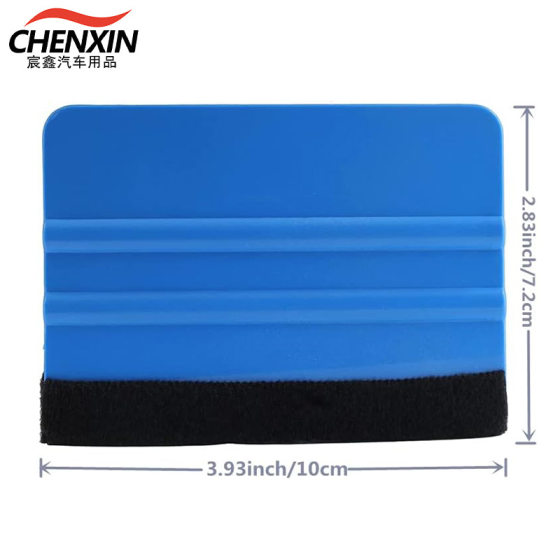 Cross-border car film scraper square with flannel multi-color optional color changing film invisible car clothing film tools wholesale