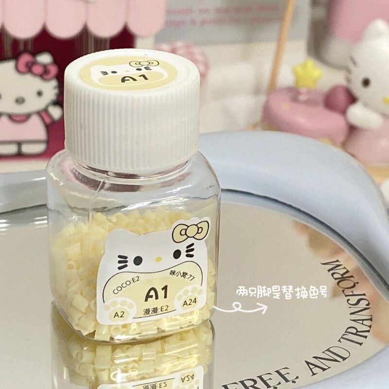 Today's New Product】Cute Cartoon Big-Mouth Kt Cat Color-Coded Sticker Creative Adhesive Label Universal Special Offer Today's New Product】Cute Cartoon Big-Mouth Kt Cat Color-Coded Sticker Creative Adhesive Label Universal Special Offer