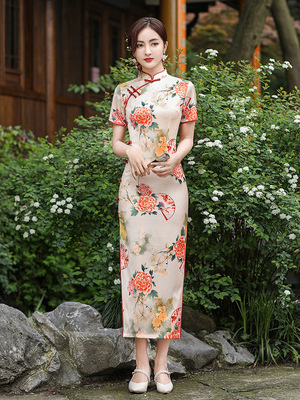 Improved cheongsam 2021 new pattern have more cash than can be accounted for Spring and summer Republic of China Vintage Style daily sexy Improvement cheongsam