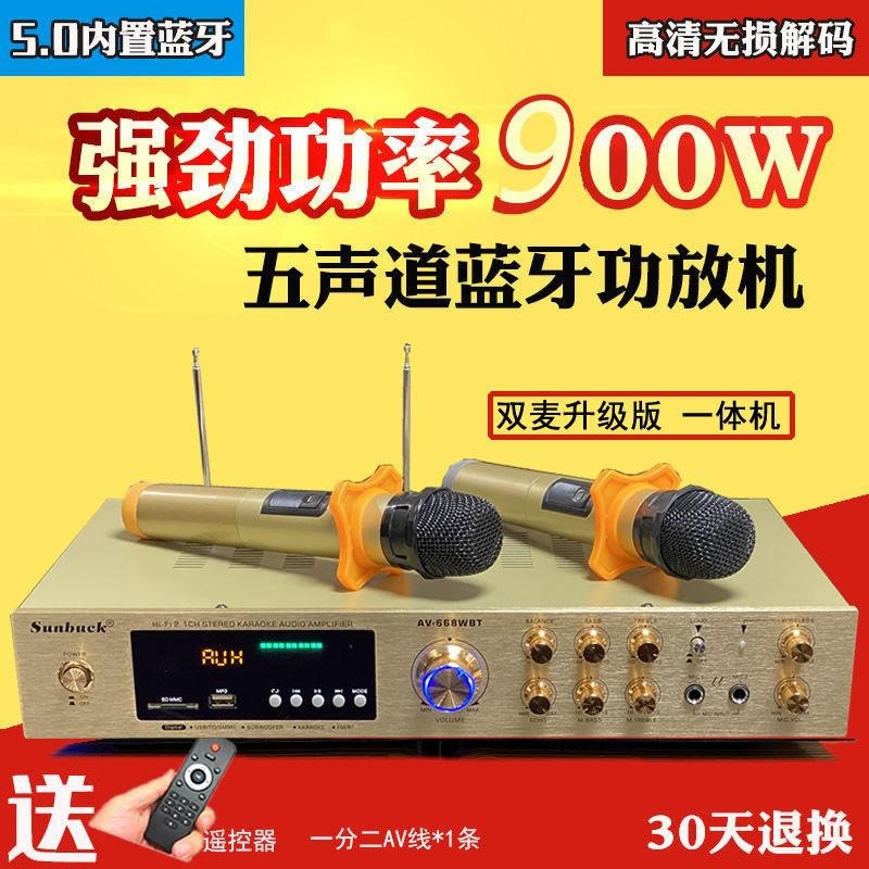 Amplificador de Potencia para Karaoke 220V/12V con Bluetooth Ecualizador EQ y Control Remoto image 15