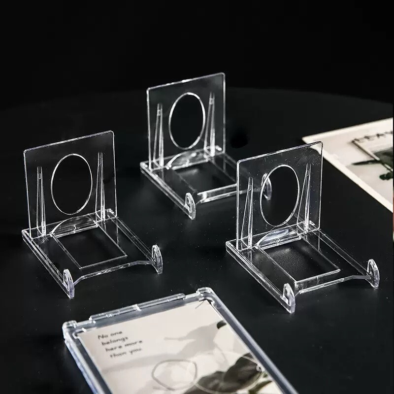 Movable Adjustable Card Brick Holder Transparent Holder Card Brick Display Stand Acrylic Tripod