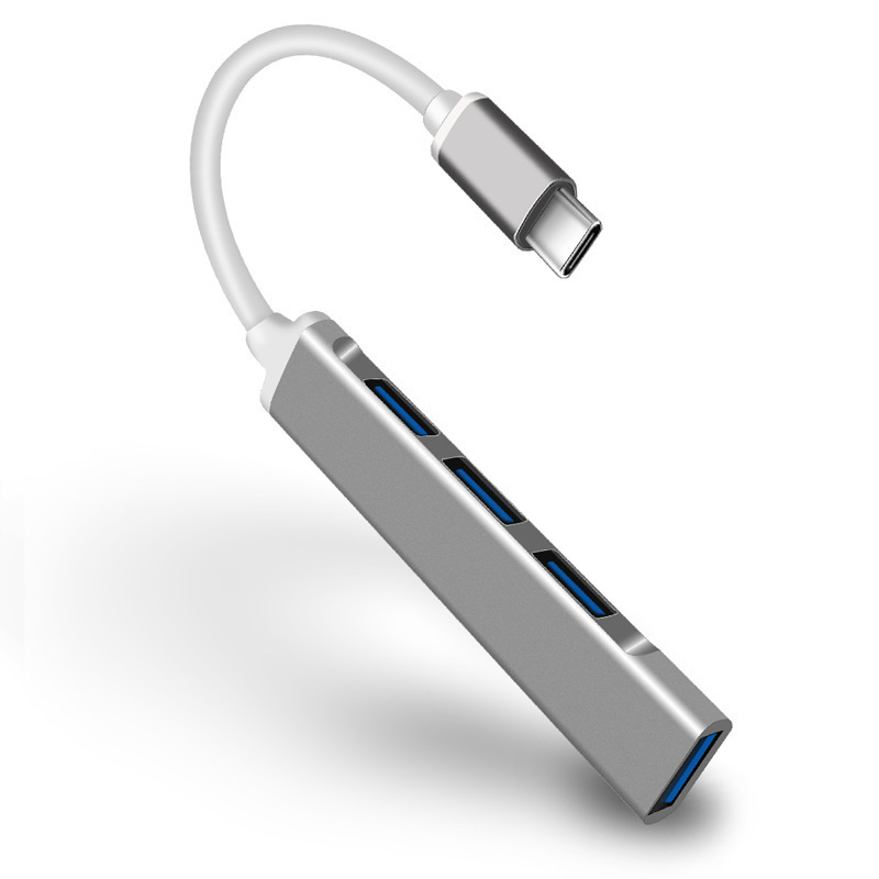 Typec estación de acoplamiento usb3.0hub extensor teléfono móvil computadora tableta divisor Hub montado en el vehículo de uno a cuatro