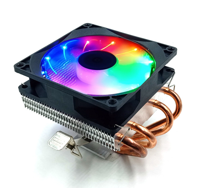 4 Tube Five -Pacific Lights Four -Pink Temperature Control Fan