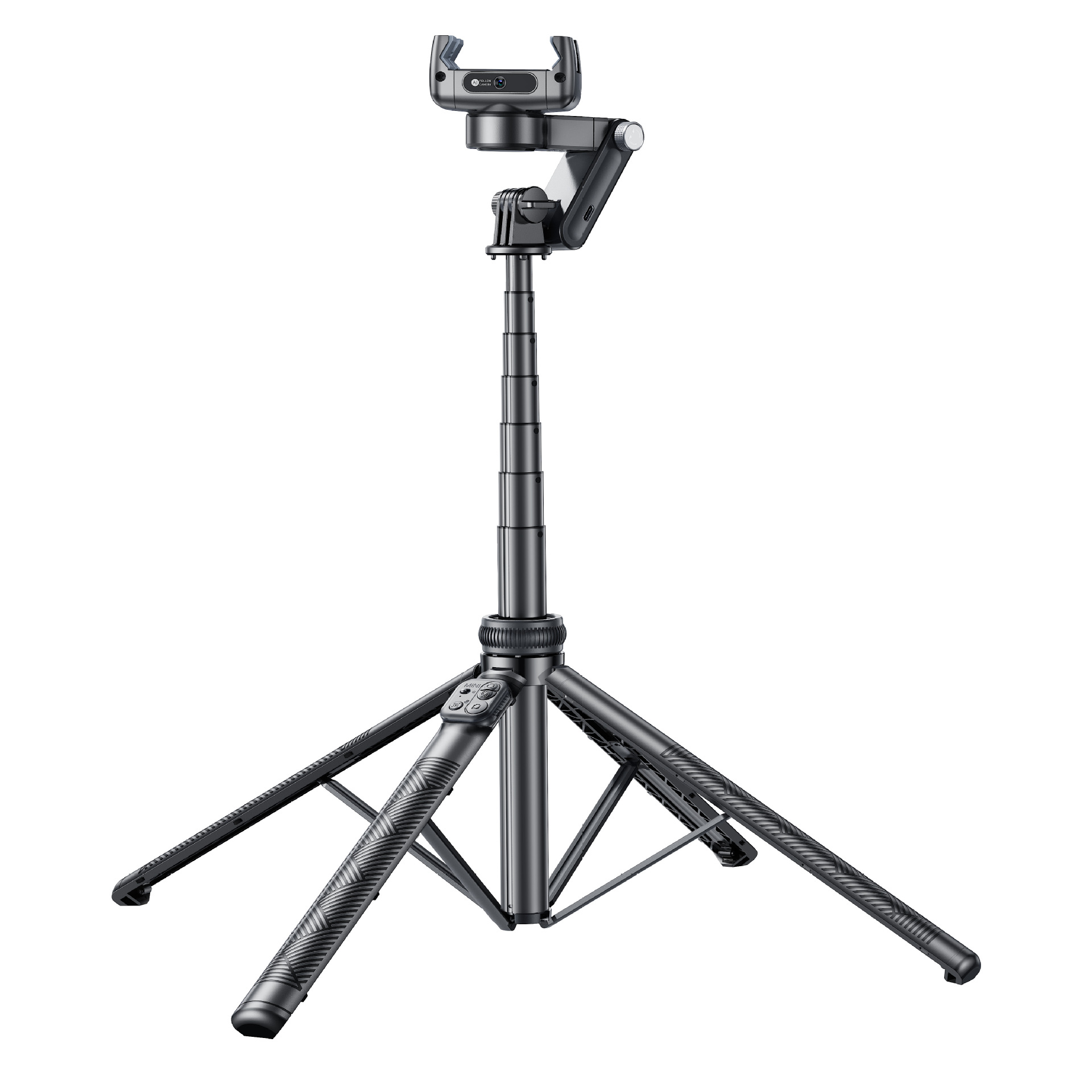 Nuevo estabilizador de teléfonos móviles barra de selfie panorámica seguimiento anti-vibración de mano estabilizador de fotos de nube en vivo luz complementaria C16r