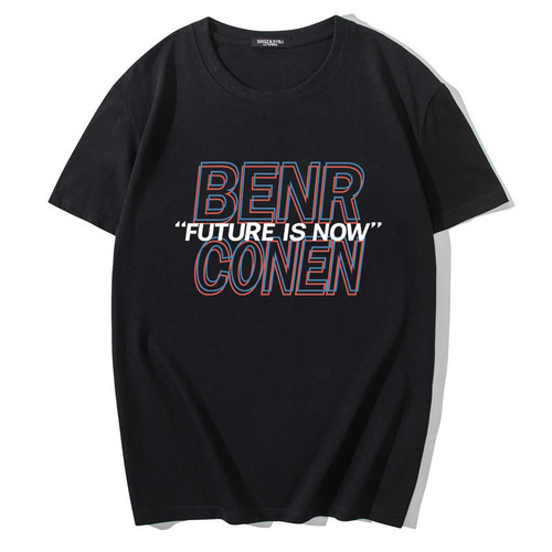 Men's T-shirt Short Sleeve New Summer Trend Cartoon Pure Cotton Loose Half Sleeve Base Shirt Casual Versatile Top