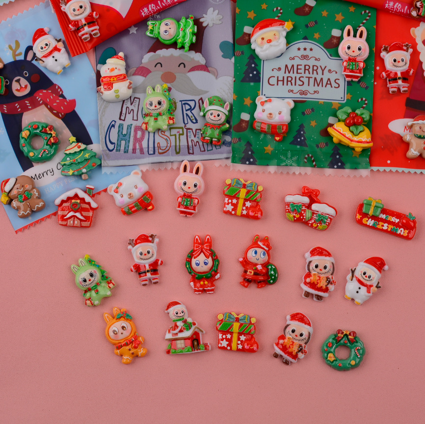 Bolsa ciega de Navidad regalo para niños regalo para estudiantes de primaria recompensa para jugar miniaturizado caja ciega desmontaje juguetes