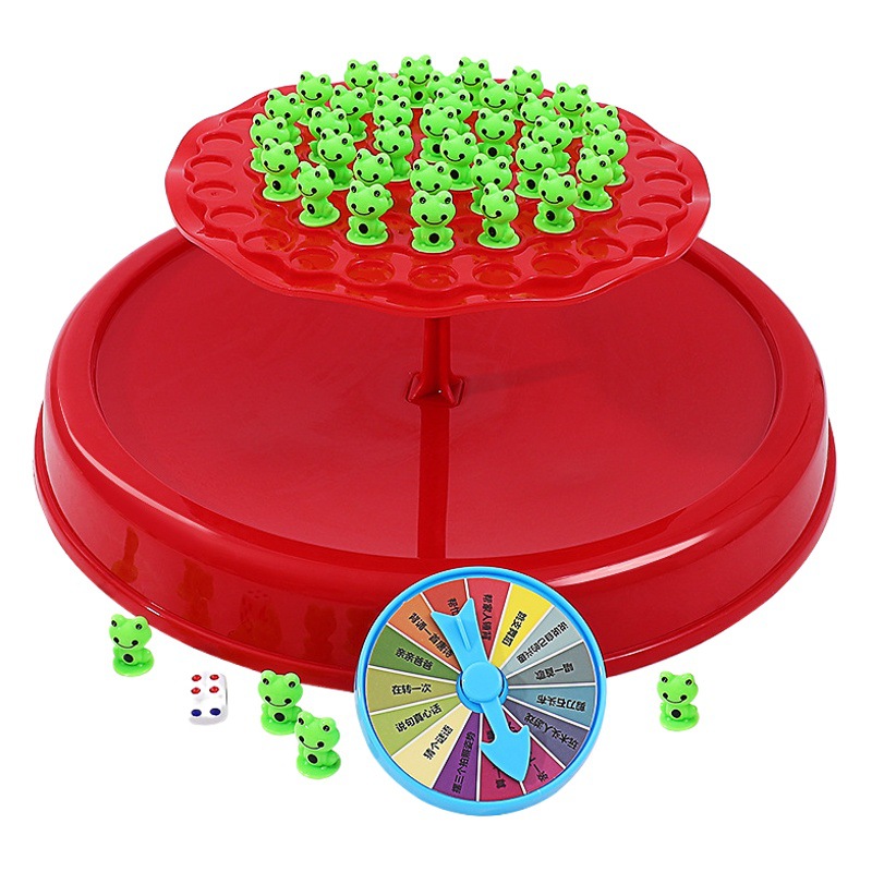 Rana equilibrio gran entrenamiento de concentración de combate juguetes niños Jenga doble juego interactivo de equilibrio entre padres e hijos