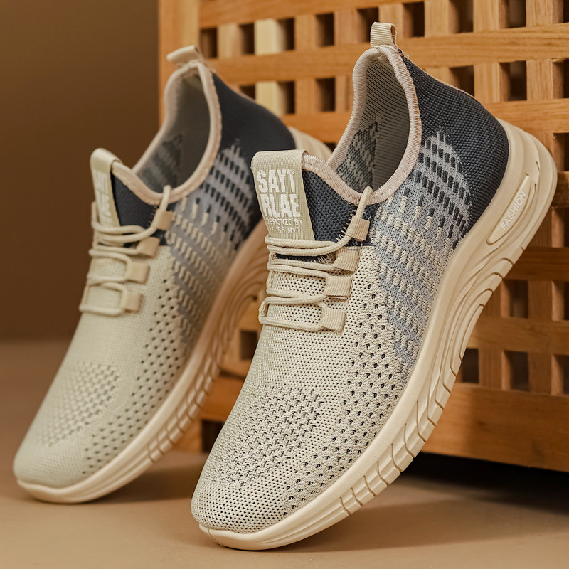 Nuevos zapatos para hombres primavera y otoño de 2025, comercio exterior transfronterizo, zapatos deportivos de hombre ligeros y versátiles, tendencia casual de zapatos de hombre