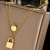 Long chain for key bag , design necklace, Korean style, internet celebrity