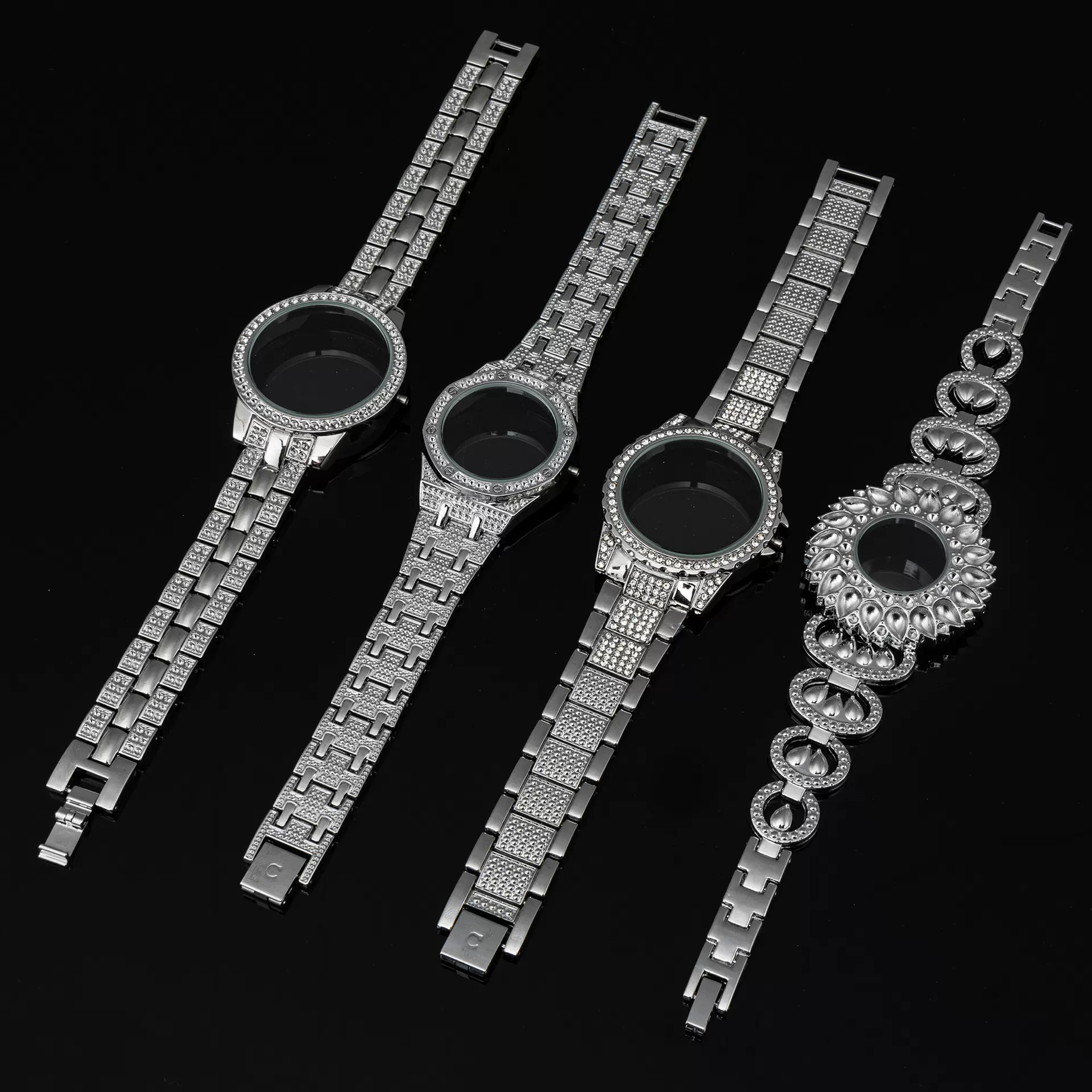 时尚表壳组合配件表带成套一体定制加工厂源头批发支持款式手表