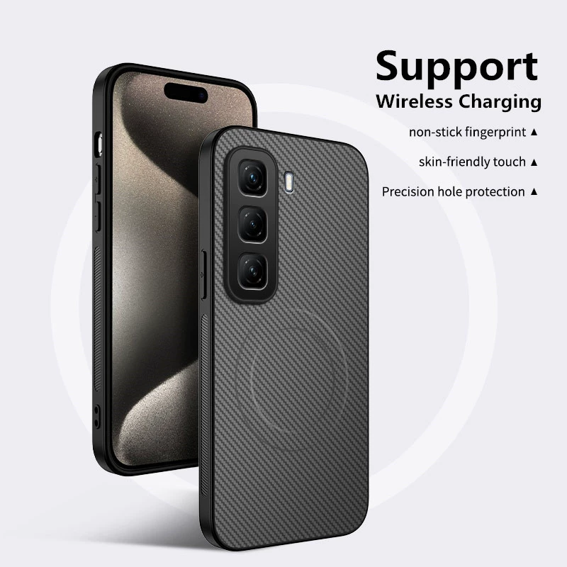 Подходит для Transsion Infinix Spark40, чехол для телефона HOT60, магнитный кожаный чехол с текстурой, защитный чехол для Pova7