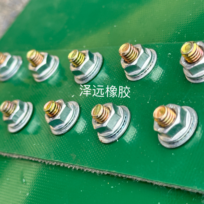 j8运输带缝补快递线绳开裂轻型断边皮带输送带修补螺丝的绿色输g3