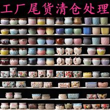 多肉花盆陶瓷特价清仓透气粗陶创意室内肉肉植物小组合套装