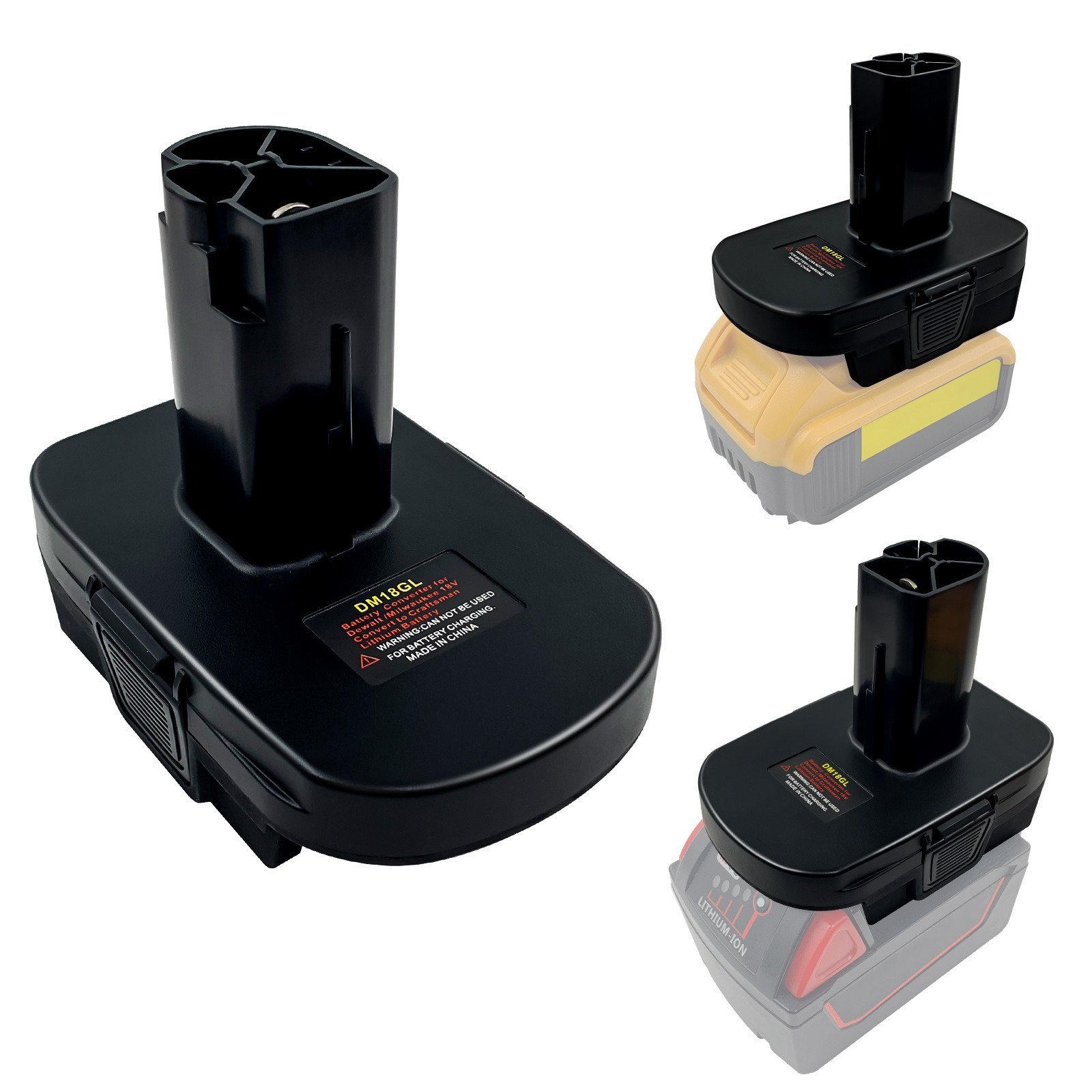 Adaptador de batería de cabello directo del fabricante es compatible con Dewei Mutian MiWatch 100 convertidores de baterías rotativas mutuas image 9