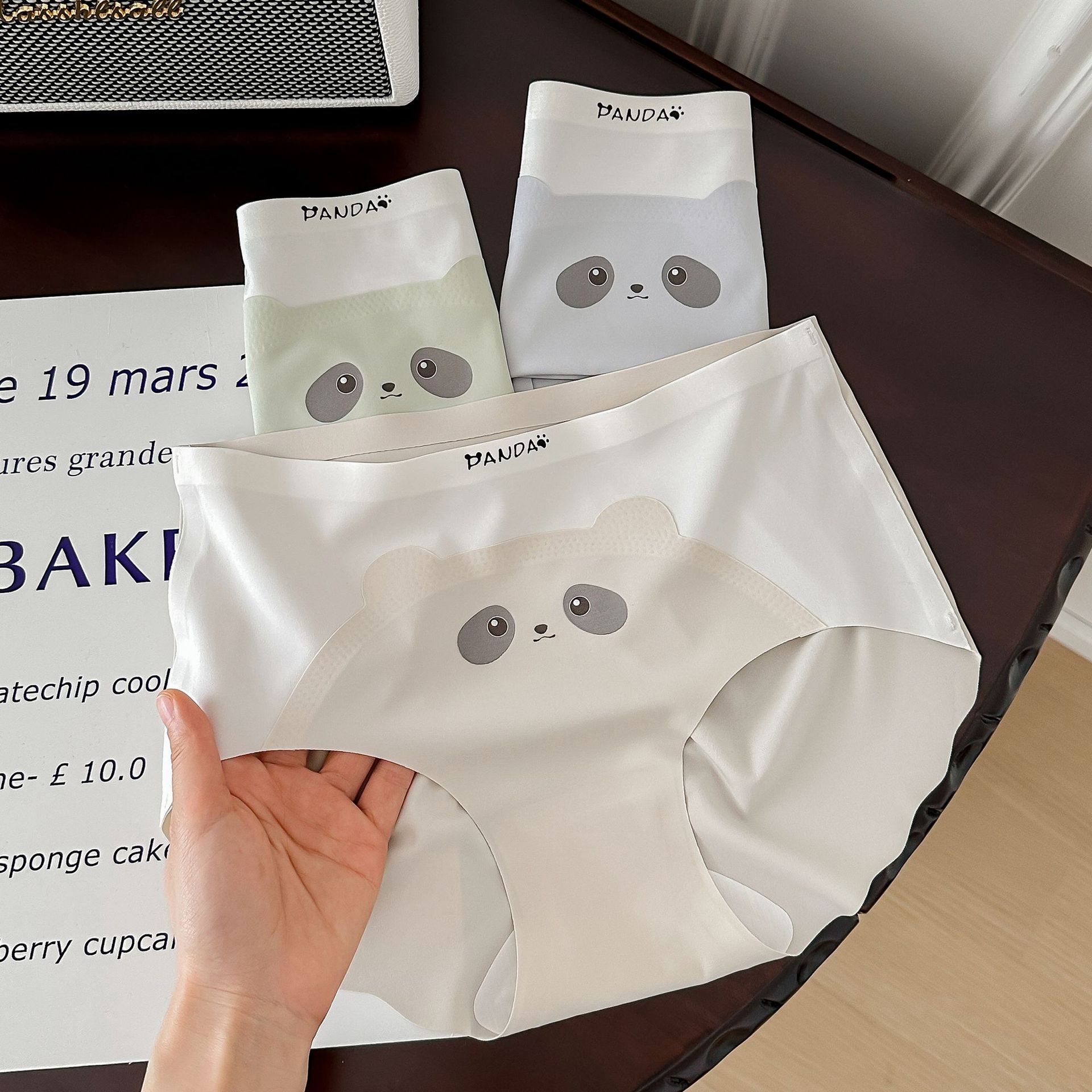 Japanese cute silk spring pants