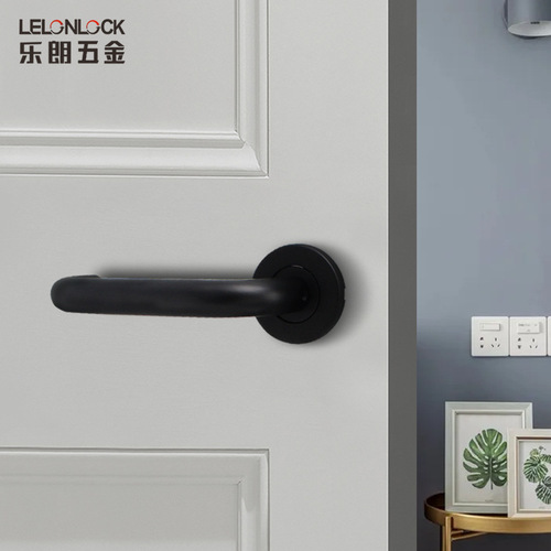 European standard CE certified stainless steel U-shaped indoor door passage door handle Lelang wholesale elbow fire door handle