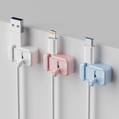 レバー式ケーブルオーガナイザー、デスクトップカーデータケーブルオーガナイザー、収納クリップ、携帯電話充電ケーブルクリップ、プラグホルダー