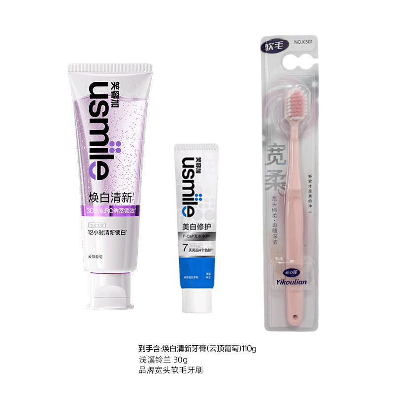 スマイルプラス usmile フレッシュ歯磨き粉大人家庭用メーカー全箱卸売送料無料特別な口腔洗浄ドロップシッピング|undefined