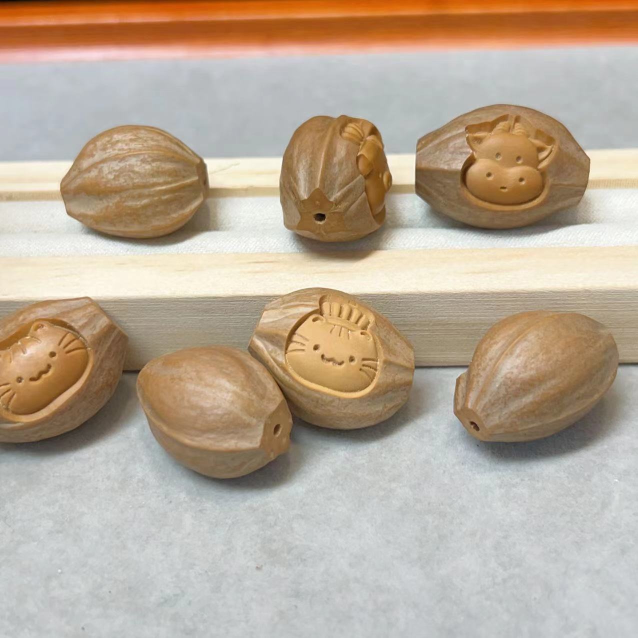 올리브 핵 원래 핵 조각 귀여운 동물 표현 액세서리 장난감 팔찌 매칭 액세서리 DIY