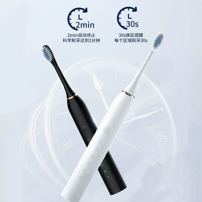 Sonic Electric Toothbrush Rechargeable, Adult Unisex, 6‑Mode Ultrasonic, Gift & Travel Set