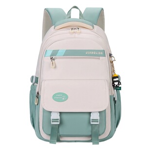 Large Capacity Casual College Student Backpack Junior High School Student Schoolbag Middle School Student High Value Instagram Style Girls' Backpack Women