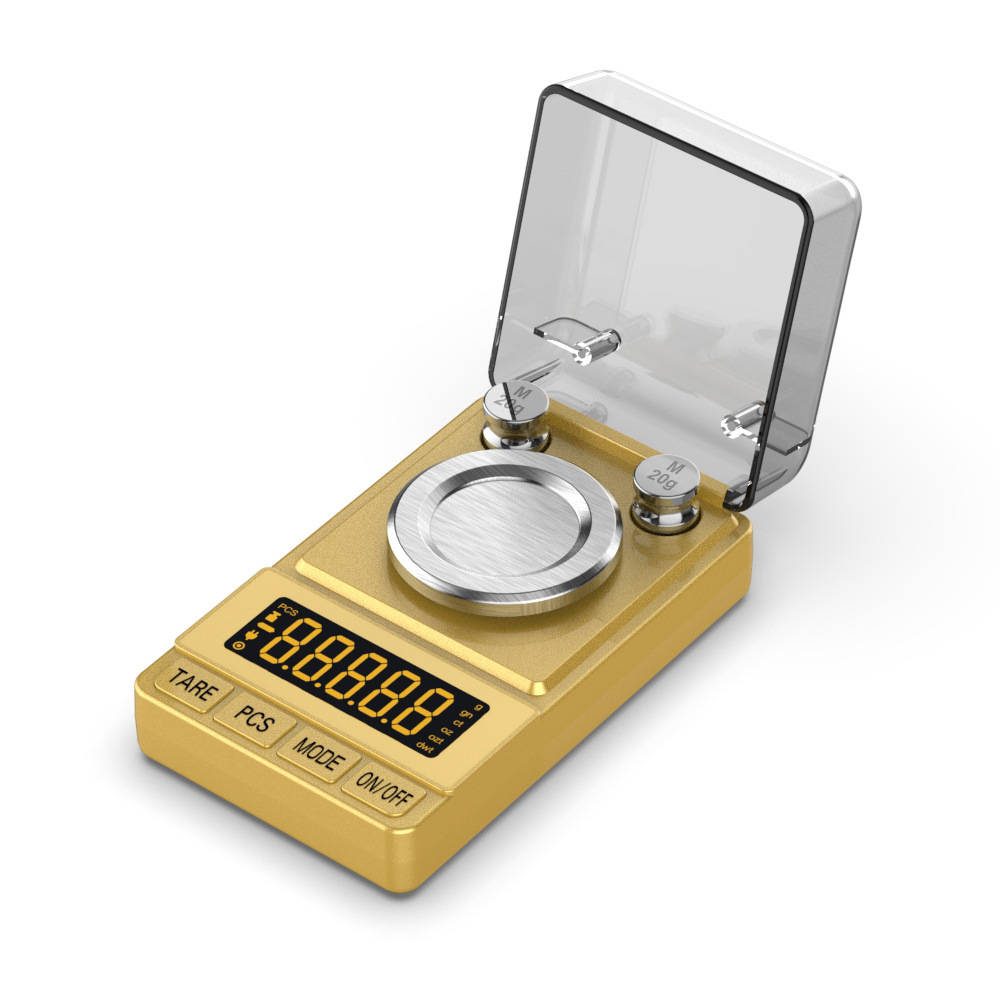 药粉 口红电子秤 0.001G迷你口袋珠宝称 克拉秤50G/0.001G