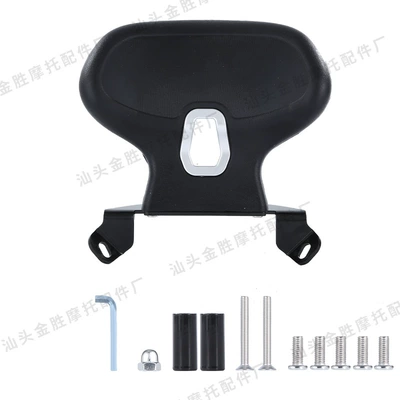 Suitable for Zontes 368g Original Direct Installation Without Damage to the Motorcycle, Modified Aluminum Alloy Rear Backrest (Motorcycle cushion) - ss-70008-shishi-368g-backrest-02-model