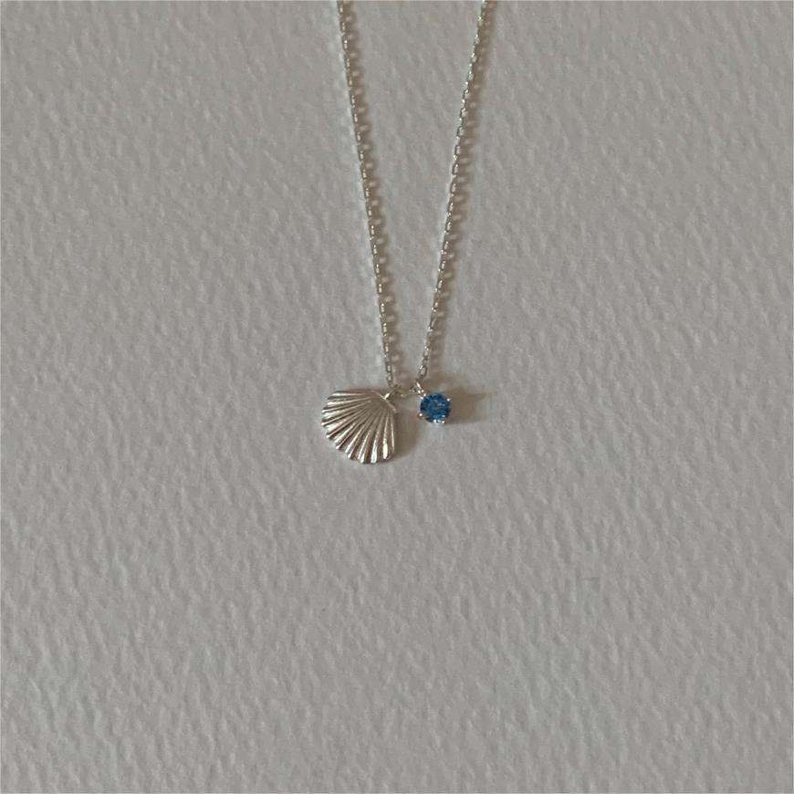 5g Weight Rhinestones Inlay Material Pendant Necklace Classification 925 sterling silver Chain Material 1 Piece Quantity Holiday, Daily Occasion 925 Sterling Silver Material Shell Pattern Women's Gender Inlay Design Simple Style, Classic Style Style 925 Sterling Silver Rhinestones Inlay Shell Pendant Necklace 10