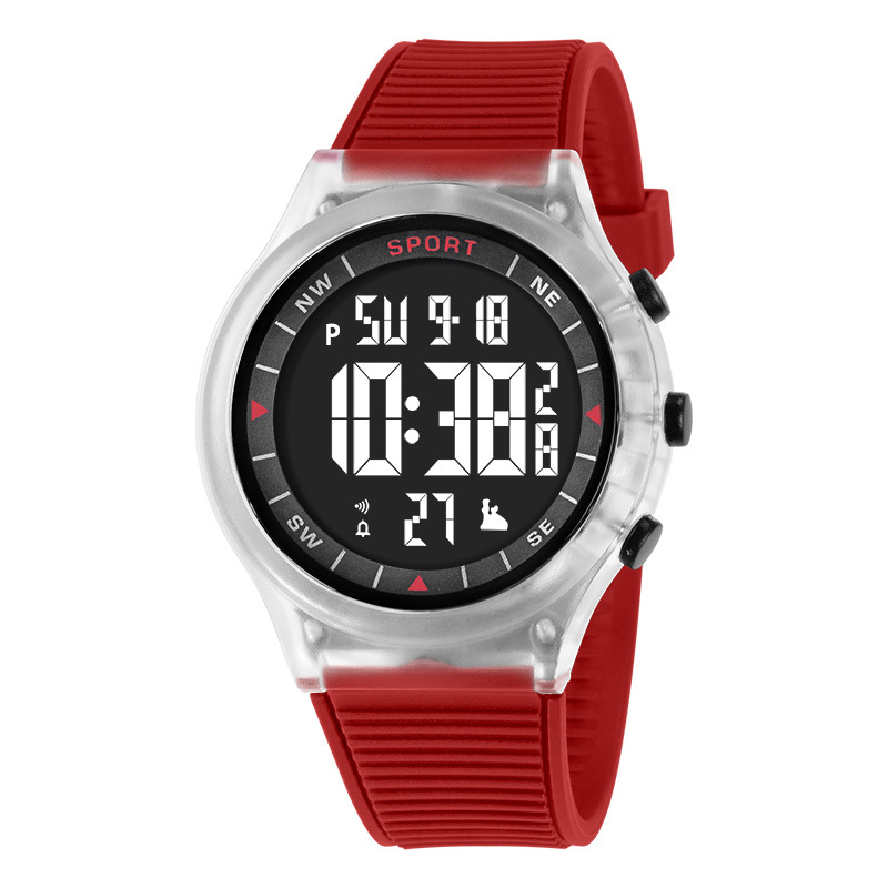 Deporte transfronterizo al aire libre multifuncional alarma de luz nocturna relojes electrónicos estudiantes de moda cronógrafo electrónico relojes electrónicos al por mayor
