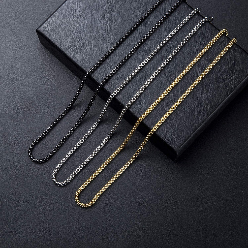 Simple Style Geometric Stainless Steel Plating Necklace 1 Piece