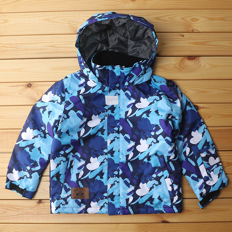 High-Quality Japanese Winter Ski Jacket for Boys and Girls, Children's Windproof and Rainproof Coat, Cotton-Padded Jacket