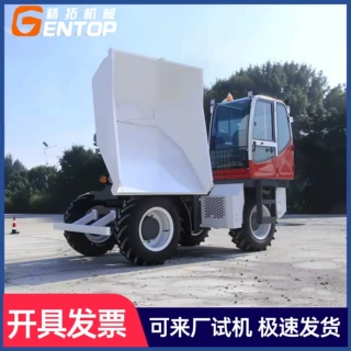 Wheel-type self-unloading dumper四驱轮式越野翻斗车出口非洲