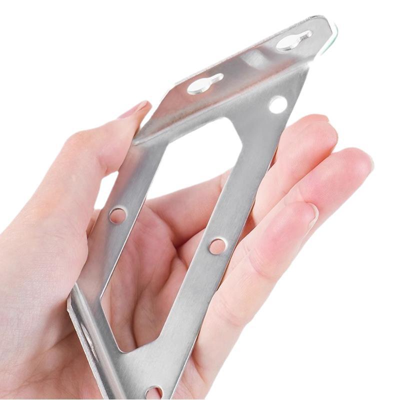 Soporte de Ángulo Recto de 90 Grados para Muebles de Acero Inoxidable, Fijación y Refuerzo image 5