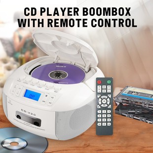 Multifunctional Cd Player Tape Bluetooth USB Portable Dual Stereo Speaker Power Battery Dual Use