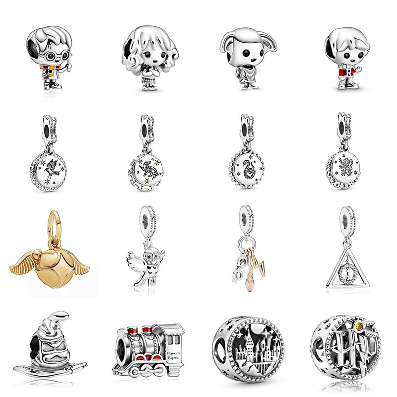 Hot selling oil dripping Harry Potter sorcerer beads bracelet accessories diy cartoon character bracelet beaded wholesale Hot selling oil dripping Harry Potter sorcerer beads bracelet accessories diy cartoon character bracelet beaded wholesale