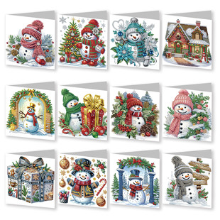 Diamond Painting DIY Diamond Greeting Card Valentine's Day Gift Birthday Card Cross-border New Cross-stitch Diamond Greeting Card