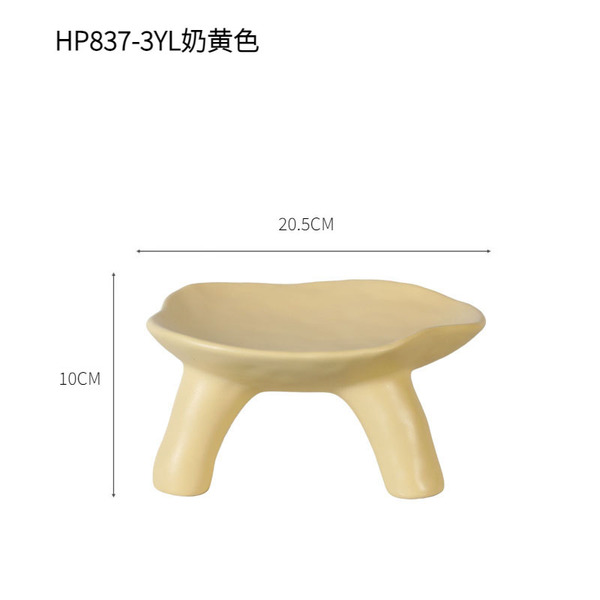 Cream brand ceramic storage system for living room for keys