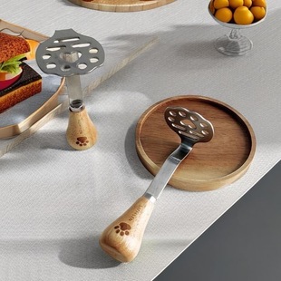 Bear-Shaped Stainless Steel Food-Grade Potato Masher Baking Baby Masher Household Rice Bowl