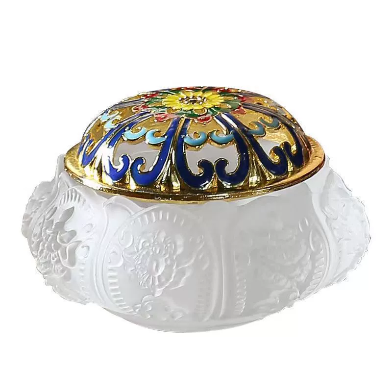 Антикварная курильница сандал, алый дерево