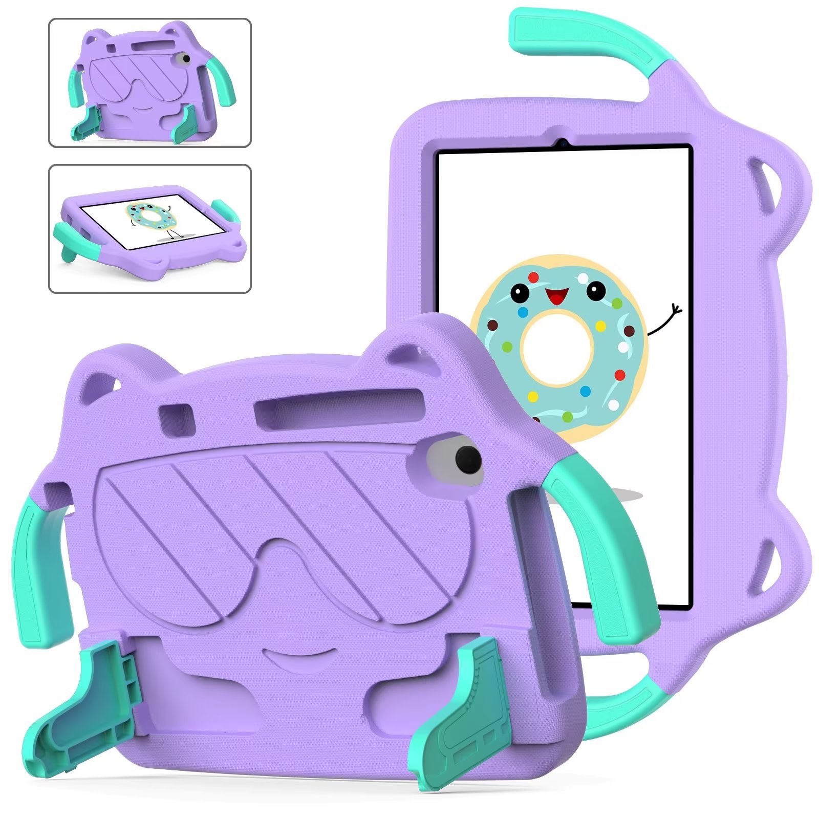 Applicable to TCL tablet Tab8 LE 9137w Children's drop-resistant safety handle 9132x cute protective case bracket
