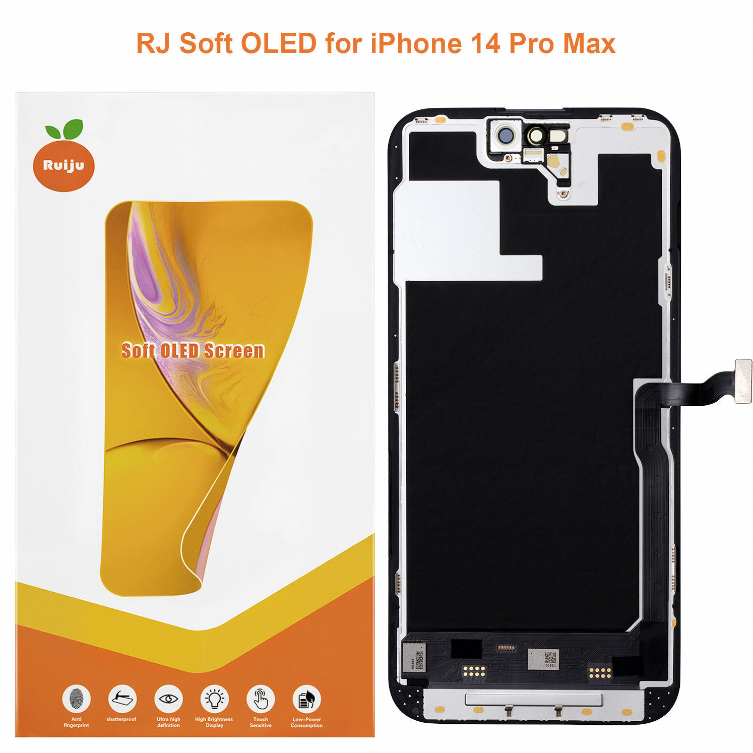 Rj Ruiju Apple 14 14Pro 14Plus 14Pro Max Replacement After-Sales Screen Assembly