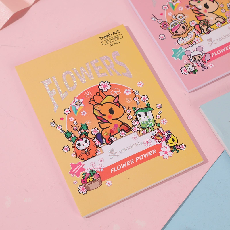 Qingyifang Tokidoki Flower World можно подписать милый мультфильм мини, и подписать портативную карманную книгу