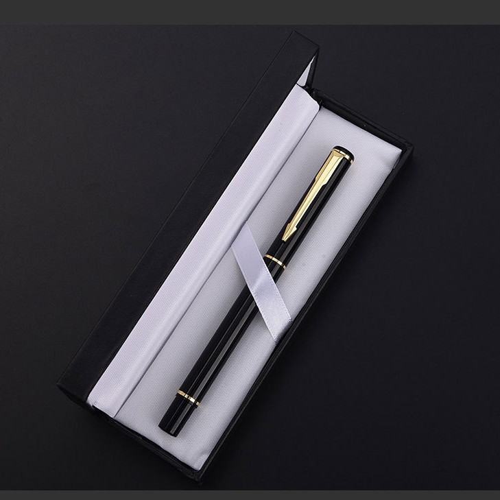 Juego de regalo de bolígrafos metálicos de gel y bolígrafos metálicos a base de agua para empresas, bancos, seguros, premios y estudiantes.