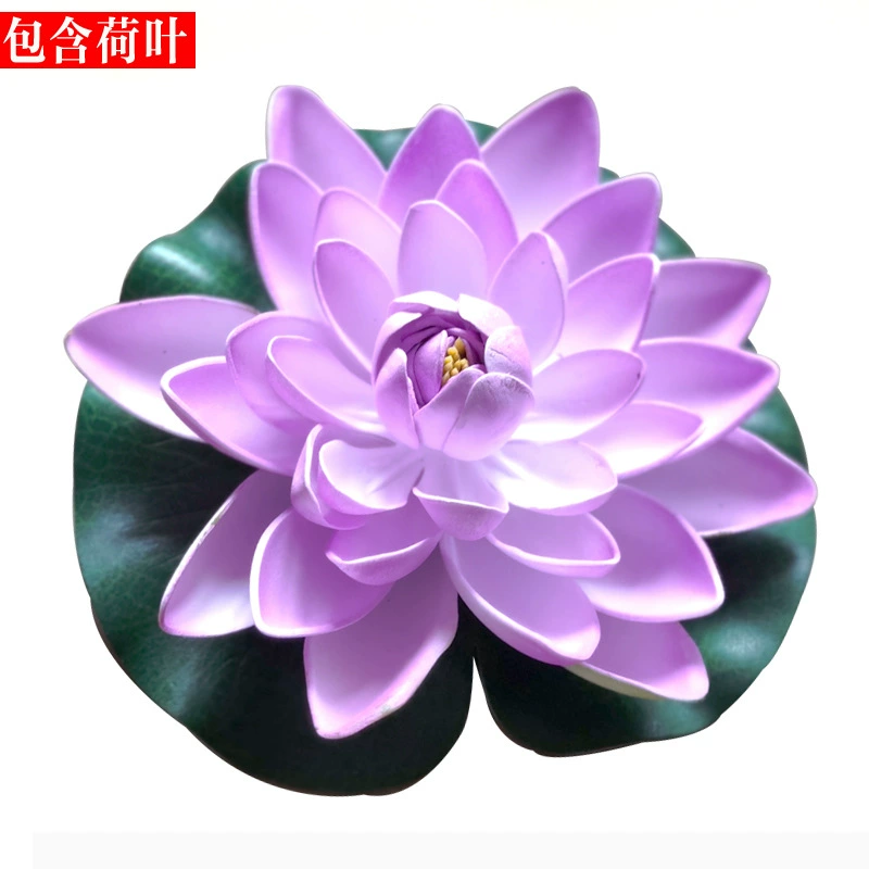 Artificial lotuses, water lilies, pond decor