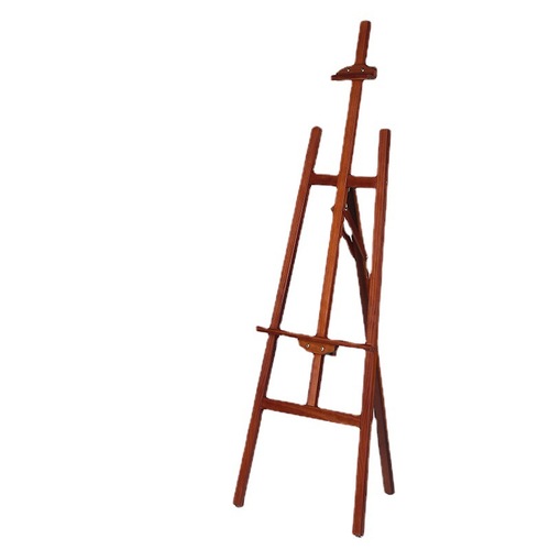 Easel for art students wholesale spray paint color pine sketching oil easel black and white walnut color wooden display stand