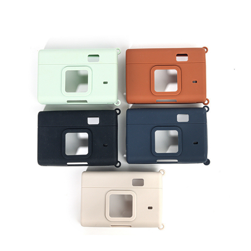 Suitable for Fujifilm Instax Mini Liplay+ Solid Color Protective Case, Wear-Resistant, Drop-Proof, Fitted Case, Camera Silicone Case