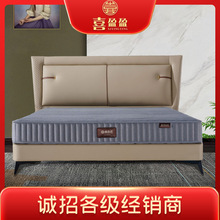 工廠直供彈簧床墊軟墊1.8m雙人家用卧室床墊獨立彈簧海綿床墊