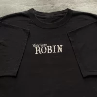 WHO CARE Винтажная энциклопедия Witch Hunter ROBINblacktee Запрещенный охотничий ведьма Черная футболка